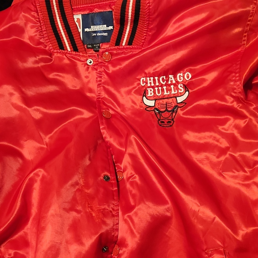 3xxxl Chicago Bulls All red Dh Design Jacket